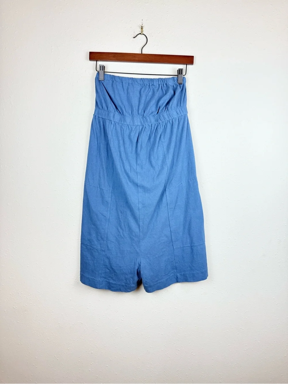 Free People Free-est Adalee Off Shoulder Tube Royal Blue Romper Size XS NEW